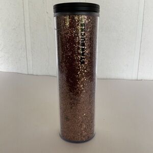 Starbucks Brown Glitter Tumbler 16 ounces